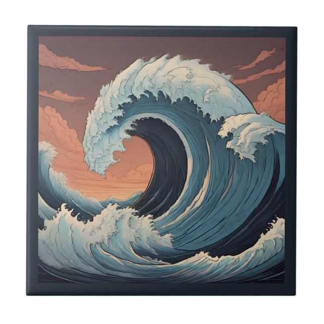 Grande onda de tsunami (Frente)