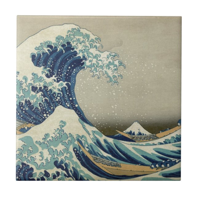 Grande onda fora de Kanagawa - Hokusai (Frente)