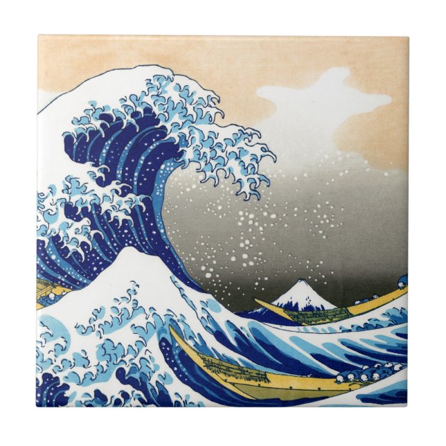 Grande onda fora do ~ Hokusai de Kanagawa (Frente)