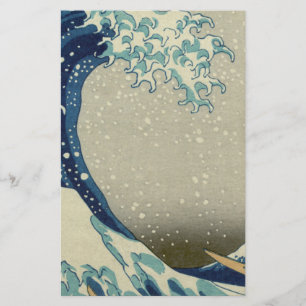 Grande onda japonesa fora de Kanagawa por Hokusai