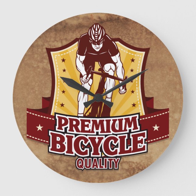 Grande Opções de Relógio Vintage Bicycle 10 (Frente)