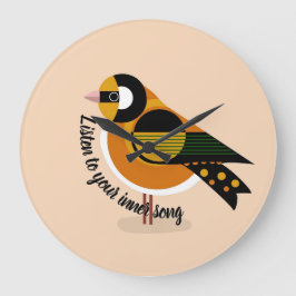 Grande Ouça Seu Relógio De Pássaro Da Música Interior