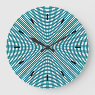 Grande Padrão de Tecelagem Circular Radial - Relógio Re