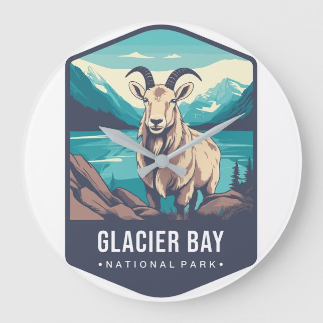 GRANDE PARQUE NACIONAL GLACIER BAY RELÓGIO 2025 (Frente)