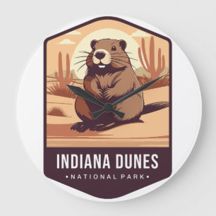 GRANDE PARQUES NACIONAIS DE DUNES DE INDIANA RELÓGIO 2025
