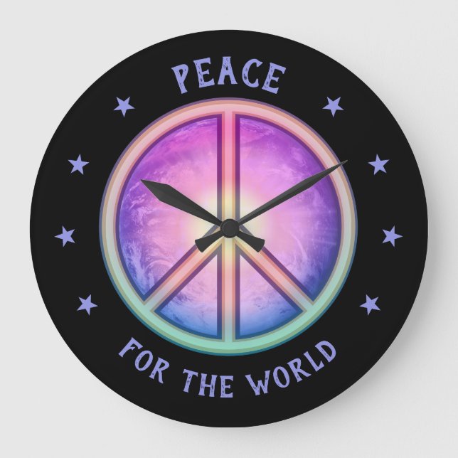 Grande Paz para o Relógio Mundial ☮ (Frente)