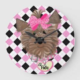 Grande Personalizar relógio redondo (grande)