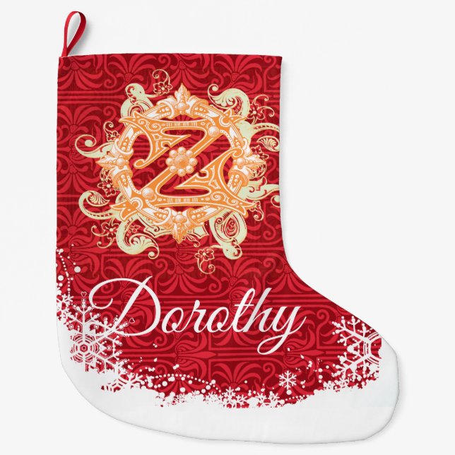 GRANDE PERSONALIZE SUA PRÓPRIA MEIA DE NATAL DO MÁGICO DE (Frente)