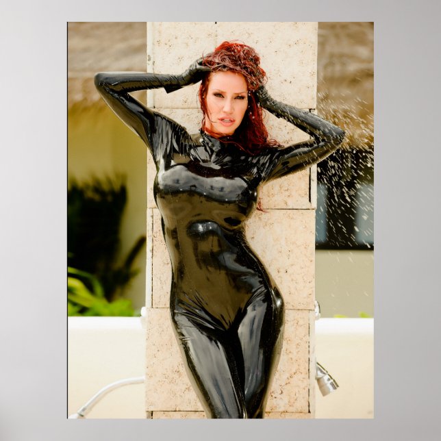 GRANDE POSTER - BLACEX CATSUIT - Bianca Beaucha (Frente)
