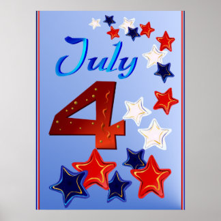 Grande Poster de 4 de julho