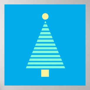 Grande poster de árvore de Natal