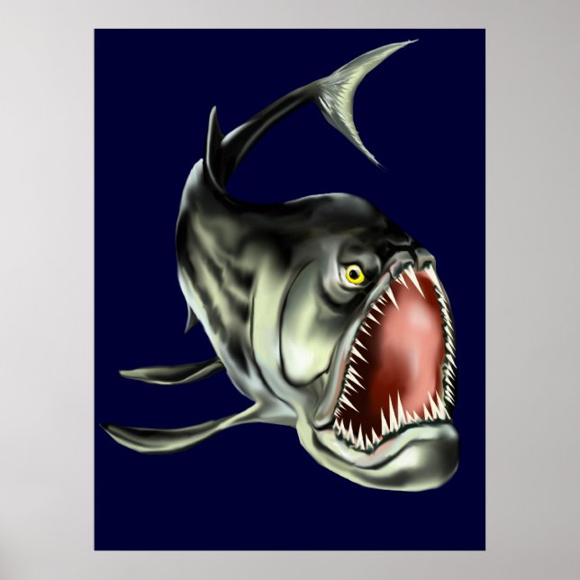 Grande Poster de Peixe Mau (Frente)