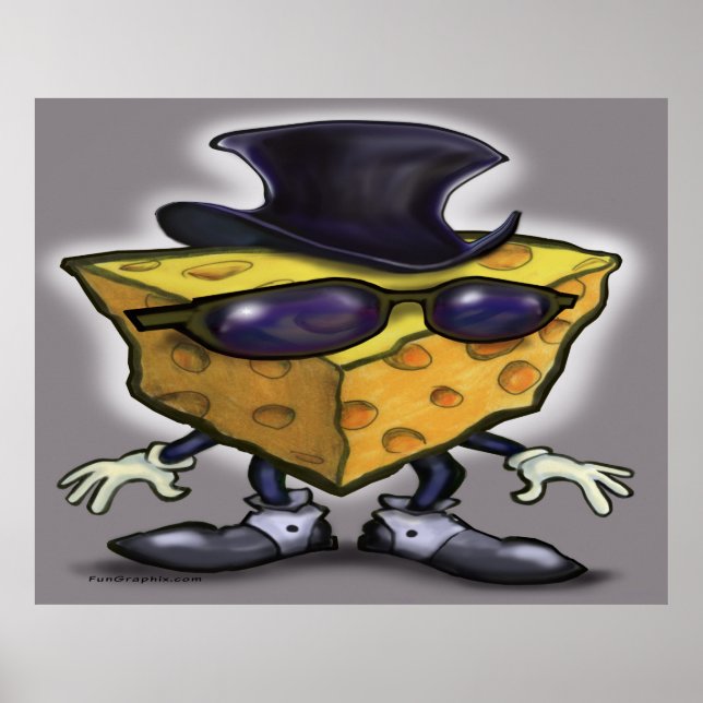 Grande Poster de queijo (Frente)