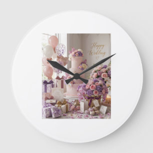 Grande Presente de Casamento Elegante Relógio de Casament