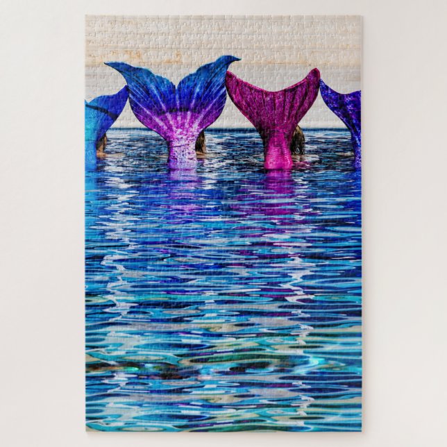 Grande quebra-cabeça de Sereia!! Mais de mil peças (Vertical)