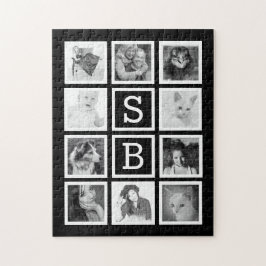 Grande quebra-cabeça feito sob encomenda com dez