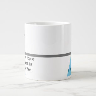 Grande Relaxe, pare de cheirar a caneca de café