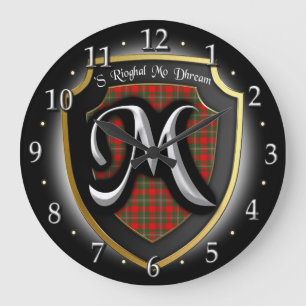 Grande Relógio Clan MacGregor Tartan