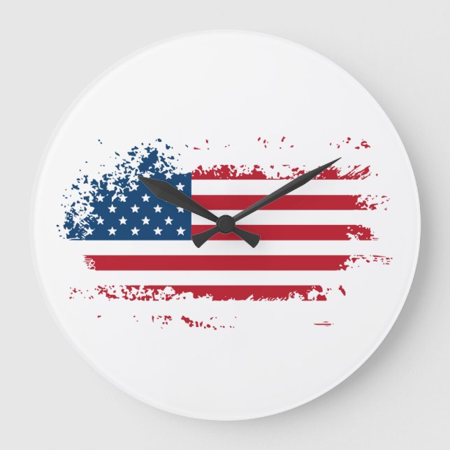 Grande Relógio da Bandeira Americana (Frente)