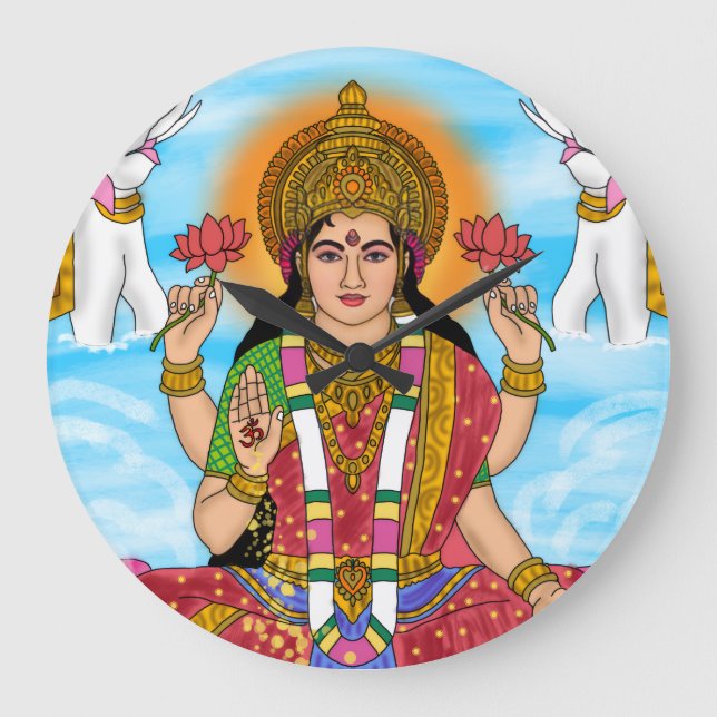 Grande Relógio da Deusa Lakshmi (Frente)