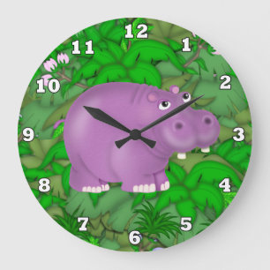 Grande Relógio da Selva de Hippo Roxo