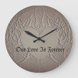 Grande Relógio de Amor para Sempre