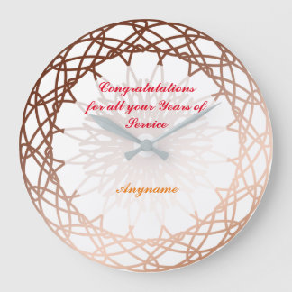 Grande relógio de aniversário (personalizado)