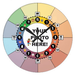 Grande Relógio de Aprendizado para Crianças (Grande)