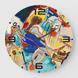 Grande Relógio de Arte Improvisação 30 de Kandinsky