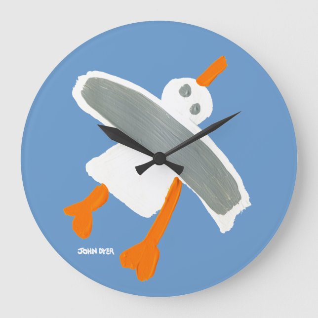 Grande Relógio de Arte: John Dyer Seagull (Frente)