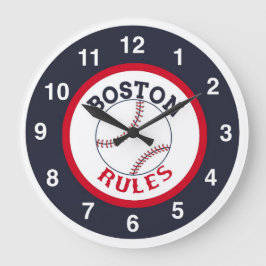 Grande Relógio de Baseball em Regras de Boston