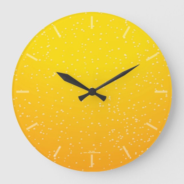 Grande Relógio de bolhas de cerveja Divide Lager (Frente)