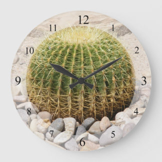 Grande Relógio de Cactus Barrel