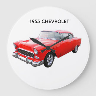 Grande relógio de carro chevrolet 1955