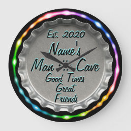 Grande Relógio de Caverna Homem! Olhem para o neon!