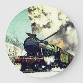 Grande Relógio de Comboio a Vapor