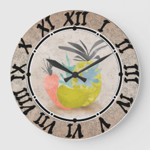 Grande Relógio de cozinha Vintage, cozinha