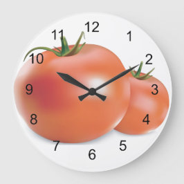 Grande Relógio de Design de tomate