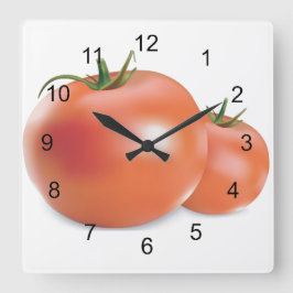 Grande Relógio de Design de tomate