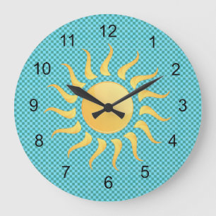 Grande Relógio de Design Sunshine