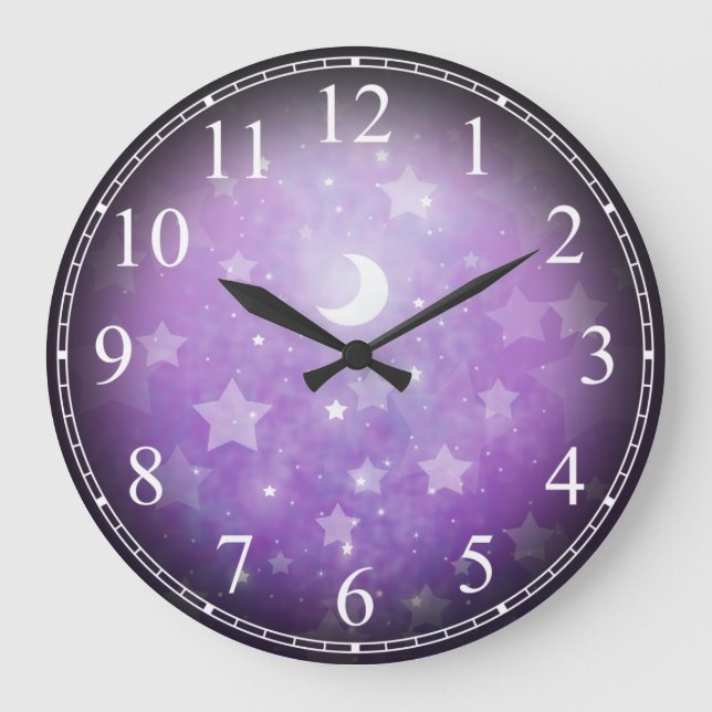 Grande Relógio de Estrelas e Lua do Sonho Celestial (Frente)