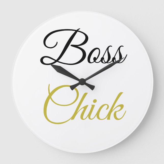 Grande Relógio de fonte Bonito Dourada de Avryl Fleur (Frente)