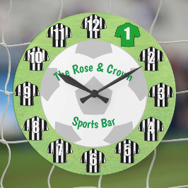 Grande Relógio de futebol - Tema do Bar desportivo