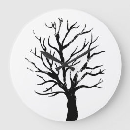 Grande Relógio de Impressão de Árvore Autônoma Lino