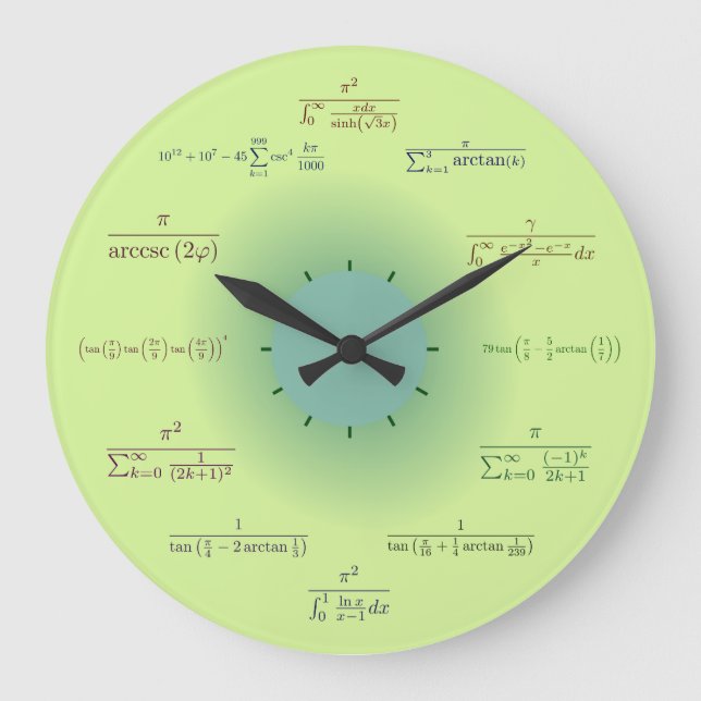 Grande Relógio de matemática (Frente)