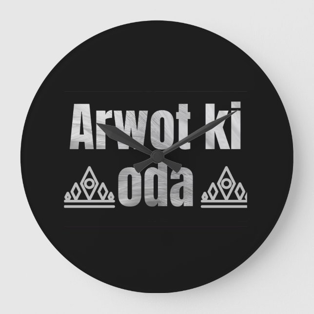 Grande Relógio de Muralha de Konymoi "Arwot ki Oda" (Frente)