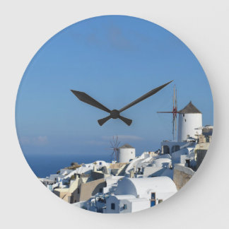 Grande Relógio de Muro da Ilha Grega - Oia, Santorini