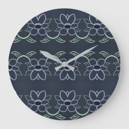 Grande Relógio de na moda com Marinho Azul