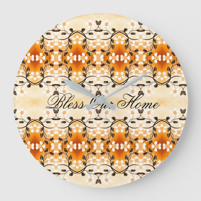 Grande Relógio de na moda com o nosso texto inicial (Frente)