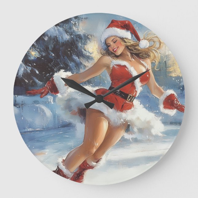 Grande relógio de Natal (Frente)